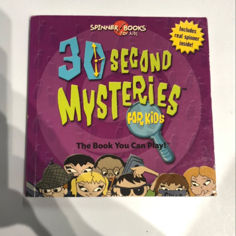 30 Second Mysteries for Kids