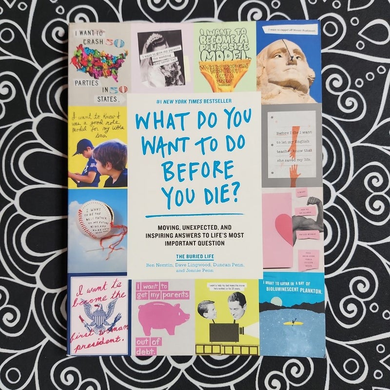 What Do You Want to Do Before You Die?