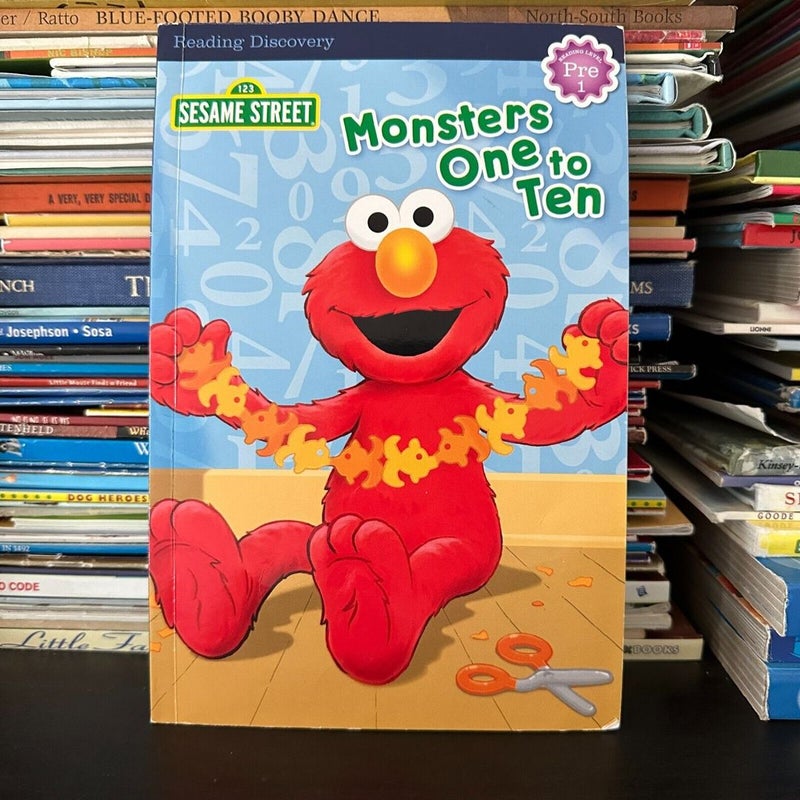 Sesame Street Book Bundle, 4 Books, Readers