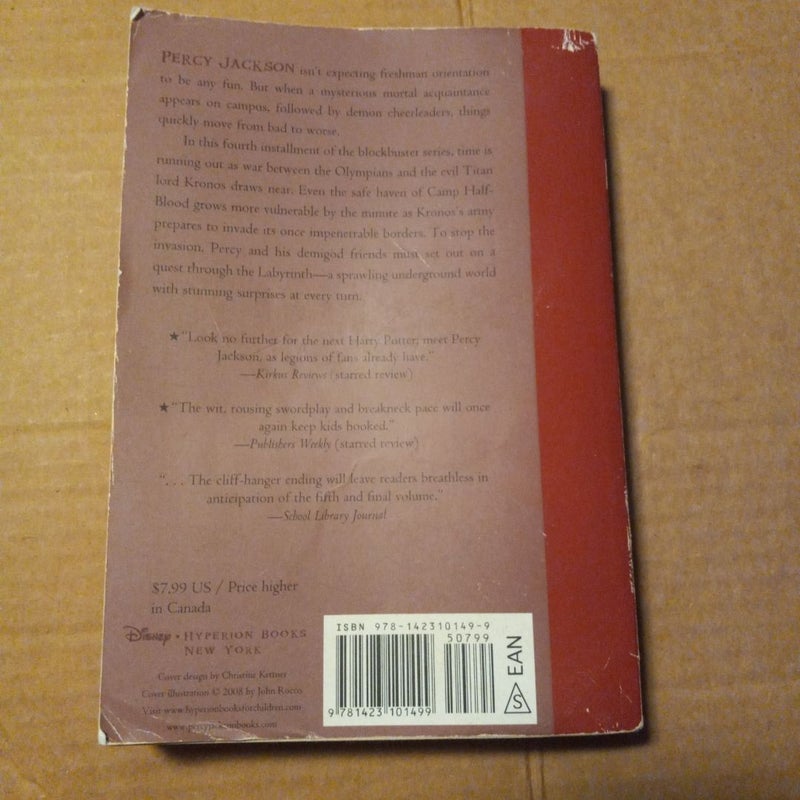 Percy Jackson and the Olympians, Book Four the Battle of the Labyrinth (Percy Jackson and the Olympians, Book Four)