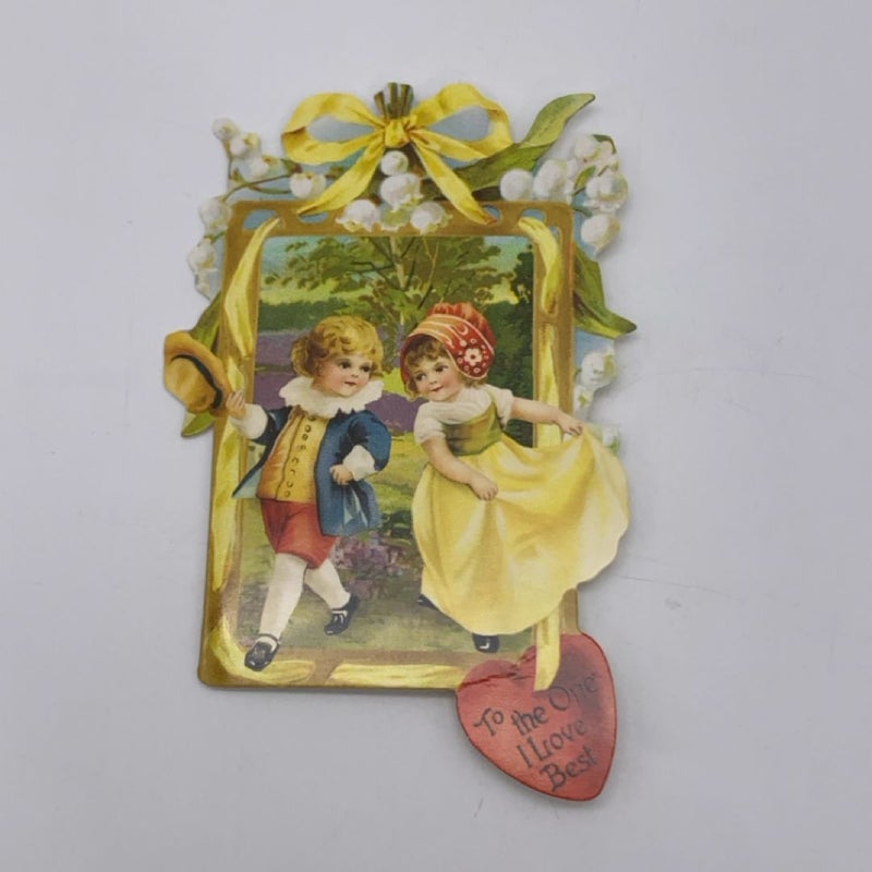 Punch Studio Pack Of 15 Antique Style Valentines Gift Cards Rare Ephemera Images