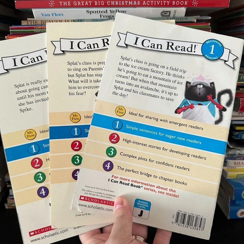 Splat the Cat Book Bundle, 3 Books