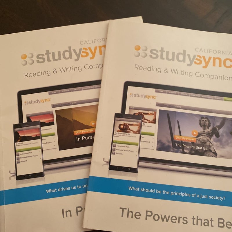 StudySync Bundle (The Powers that Be and In Pursuit)