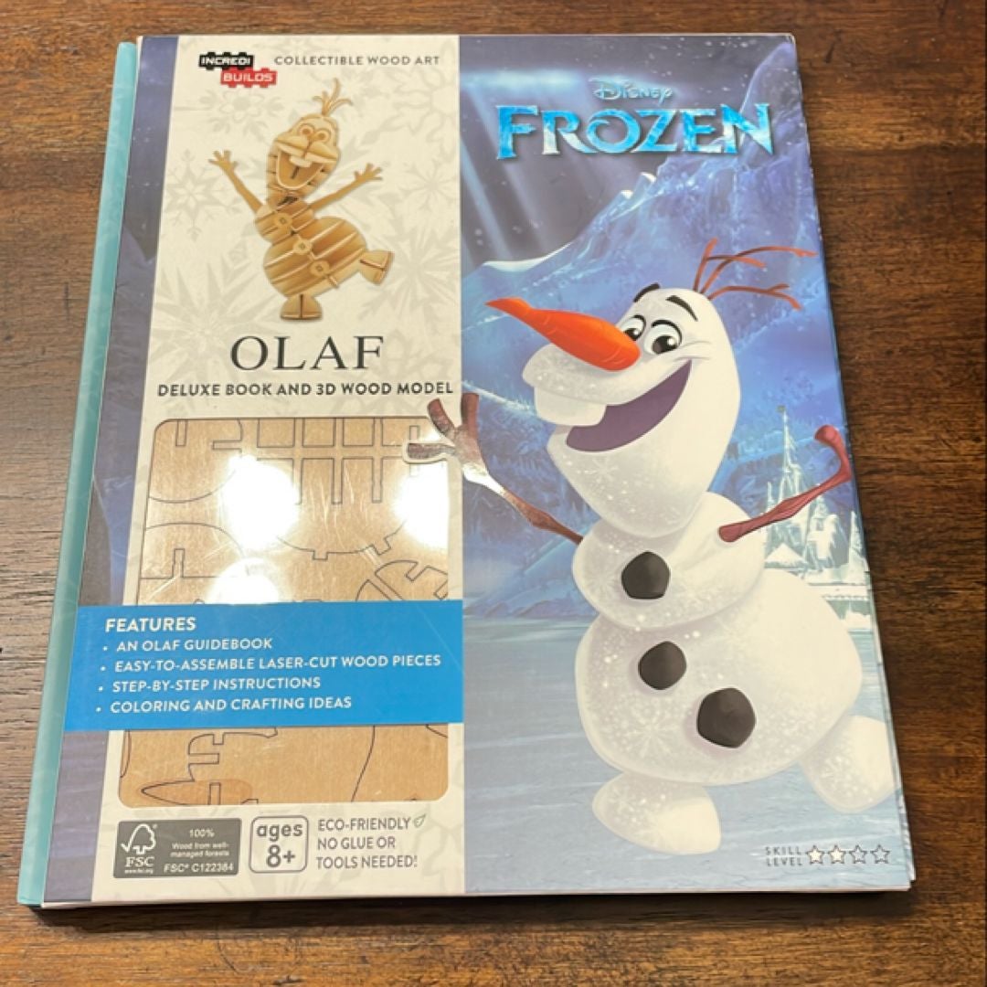 Disney Frozen Deluxe Book And Model Set By Barbara Bazaldua