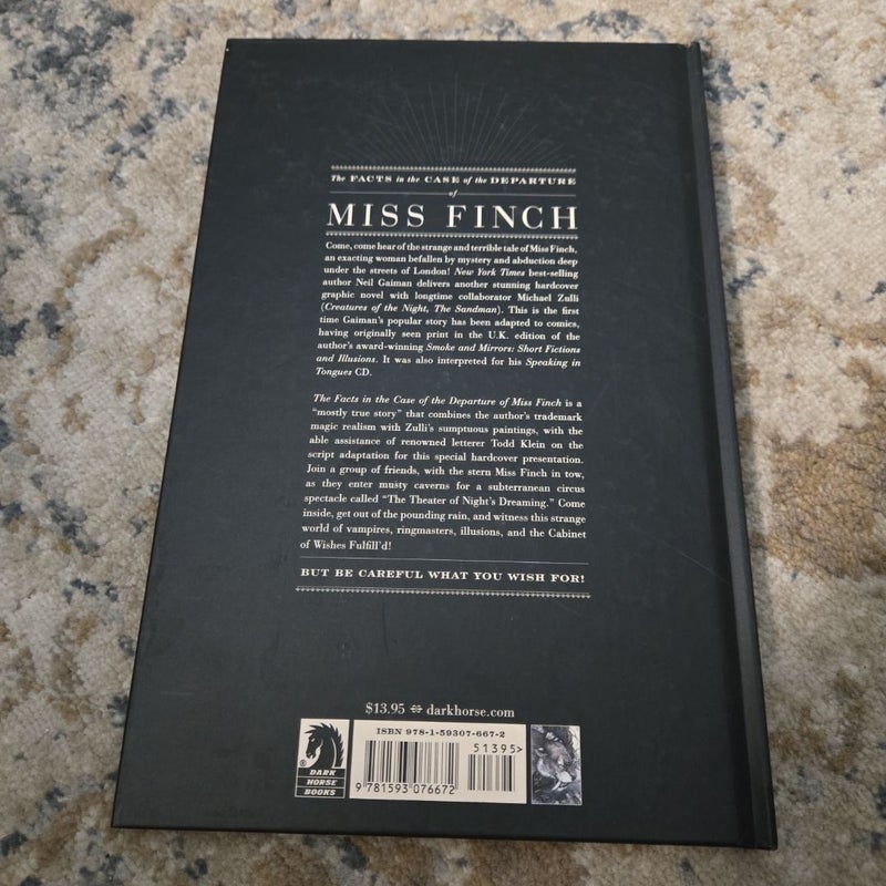 The Facts in the Case of the Departure of Miss Finch