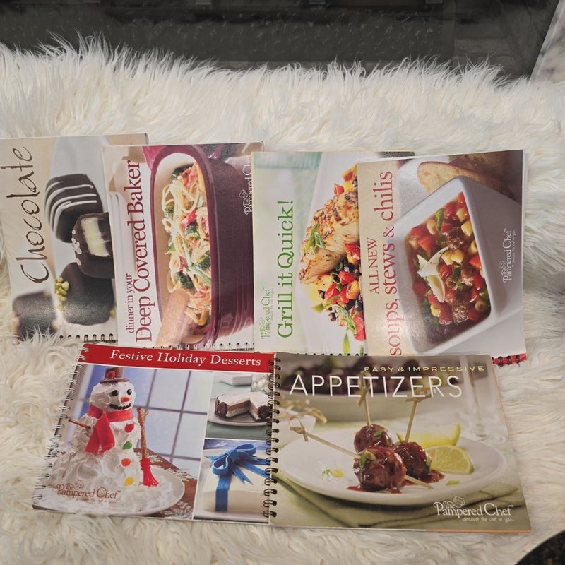 Pampered Chef Recipe Books