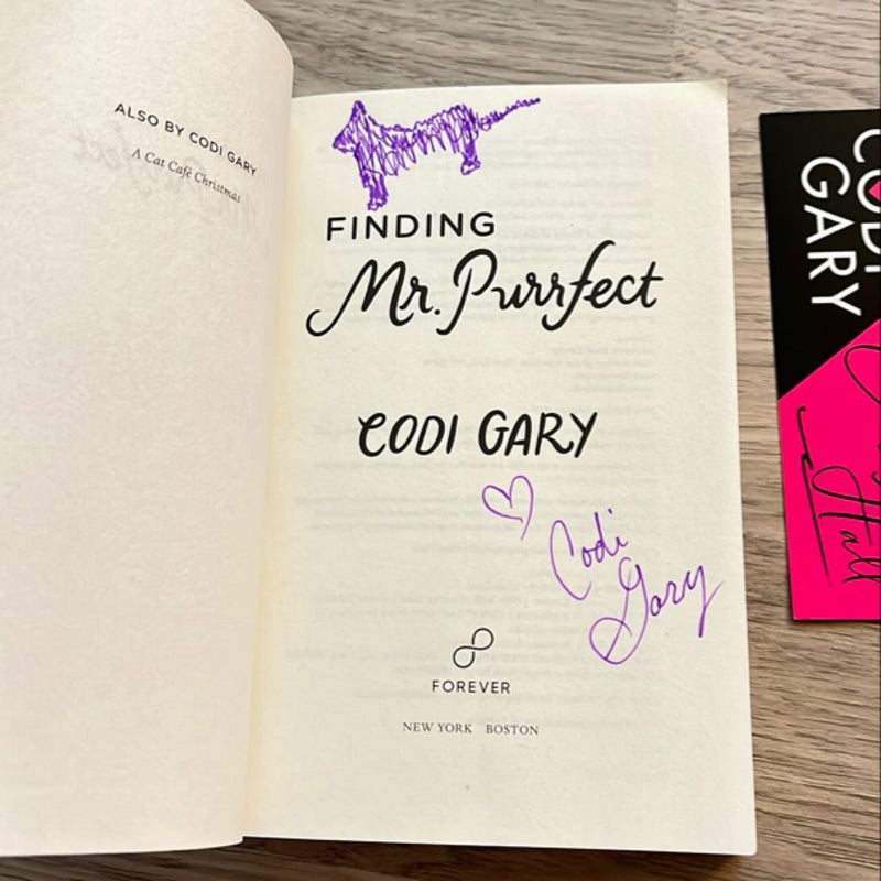 Finding Mr. Purrfect-signed copy