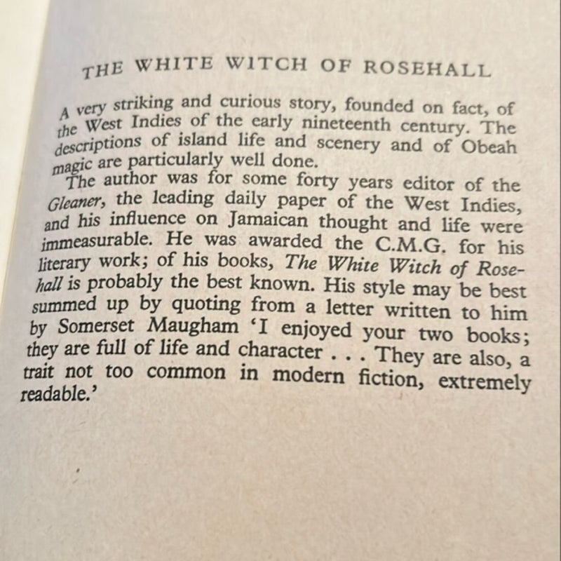 The White Witch of Rosehall