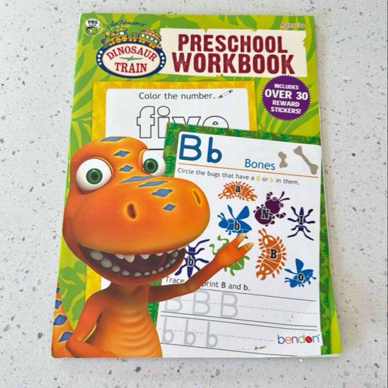 Dinosaur Train Preschool Workbook