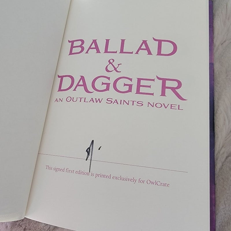 Ballad & Dagger Owlcrate Edition