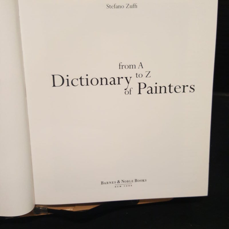 From A to Z Dictionary of Painters