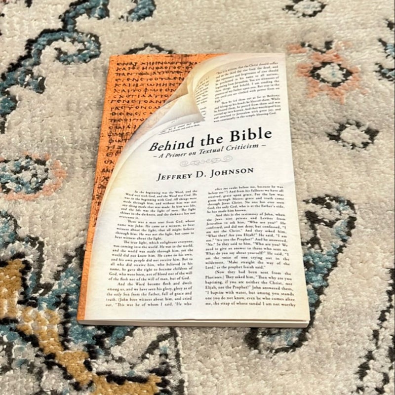 Behind the Bible