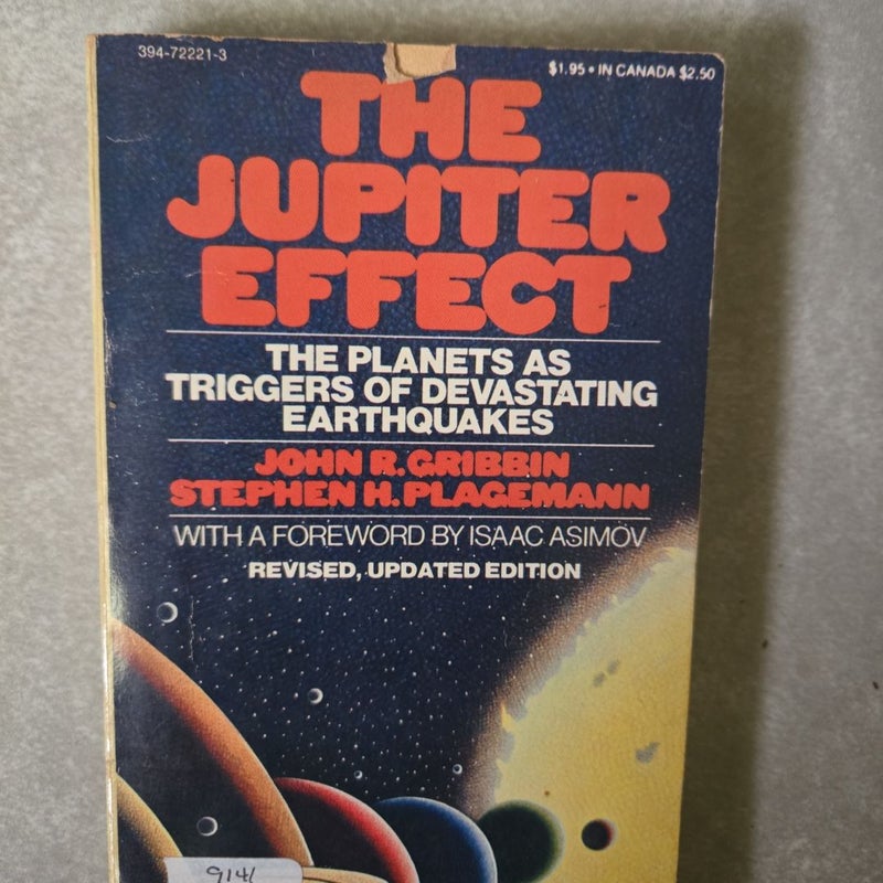 The Jupiter Effect 1970s vintage paperback 