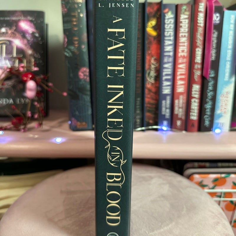 A Fate Inked in Blood by Danielle L. Jensen Probably Smut Bookbox