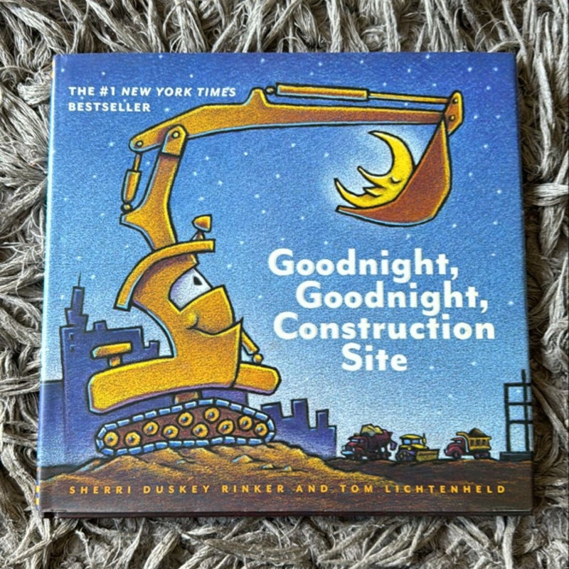 Goodnight, Goodnight Construction Site (Hardcover Books for Toddlers, Preschool Books for Kids)