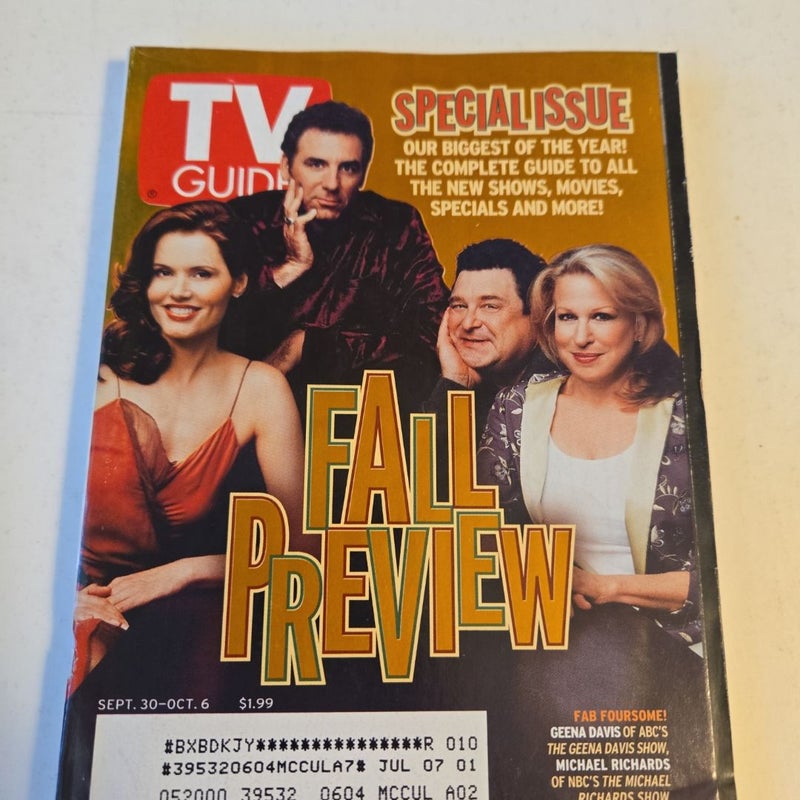 TV Guide magazine 2000 vintage classic tv