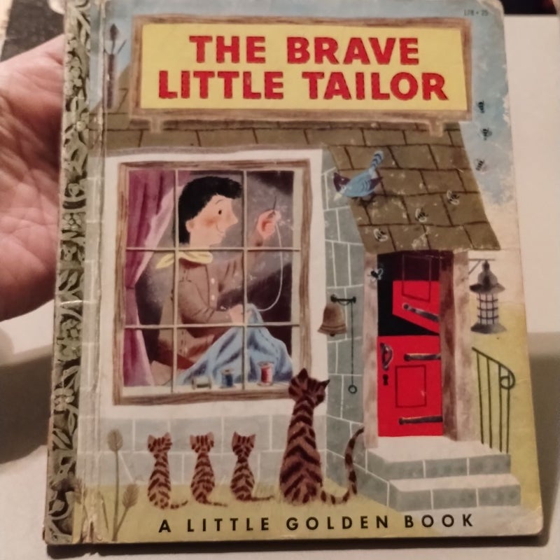 🧵1953 "A" First Edition "The Brave Little Tailor" A Little Golden Book