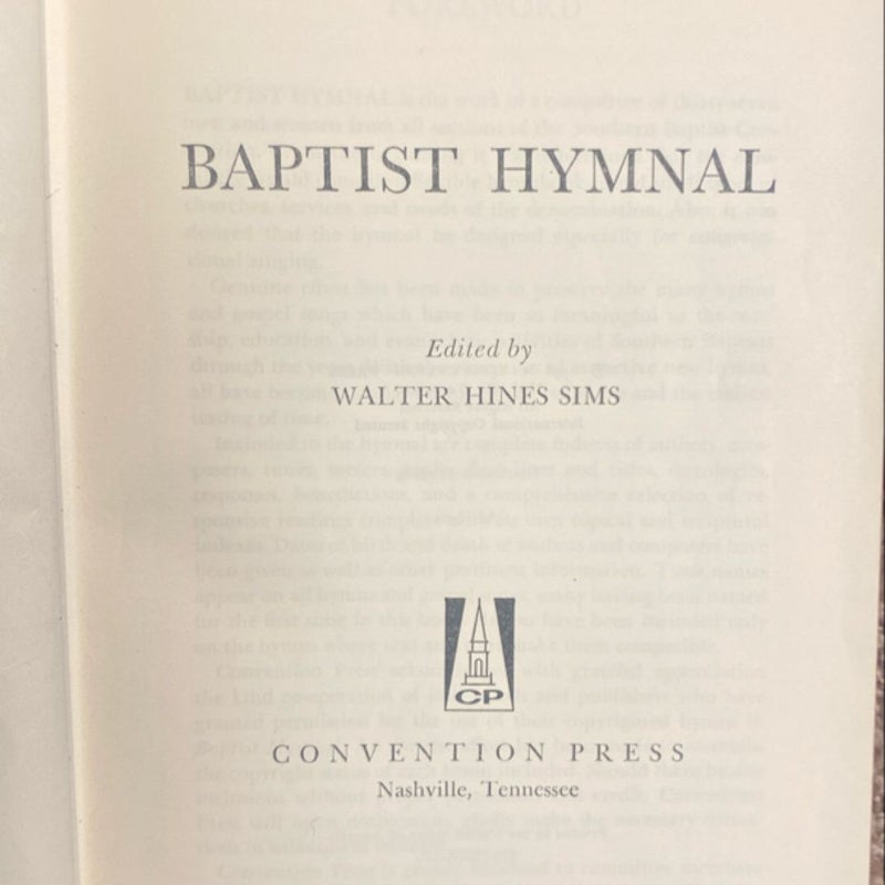 Baptist Hymnal 