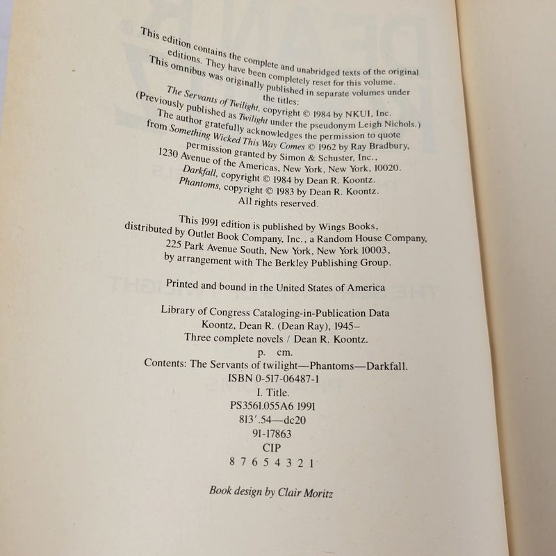 Three complete novels