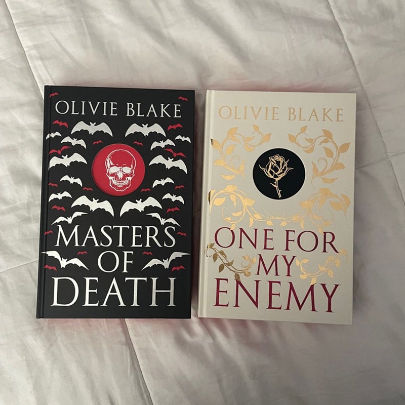 Masters of Death & One For My Enemy Illumicrate editions