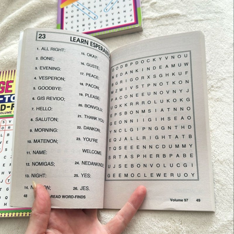 Large Print Easy To Read Word-Finds