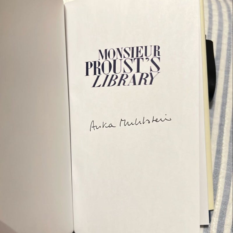 Monsieur Proust’s Library - signed 