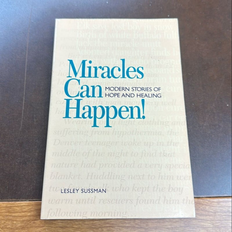 Miracles can happen