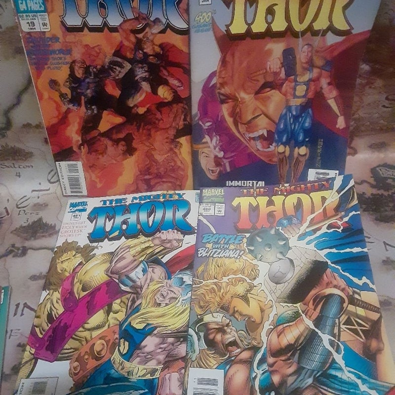 The Mighty Thor 472-490 Marvel Comics Lot 