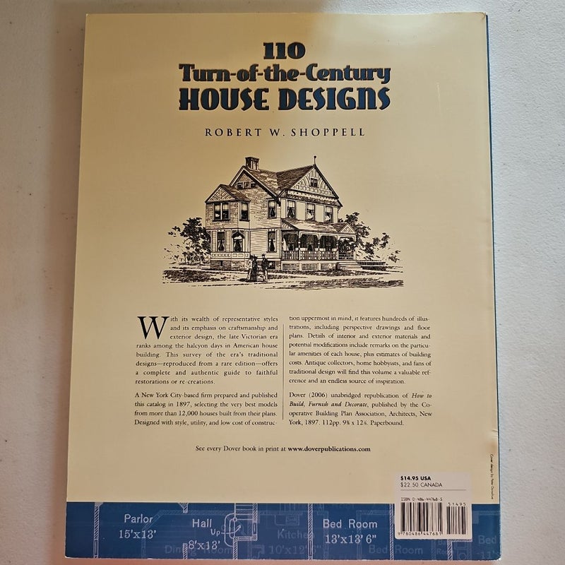 110 Turn-of-the-Century House Designs by Robert W. Shoppell, Paperback ...