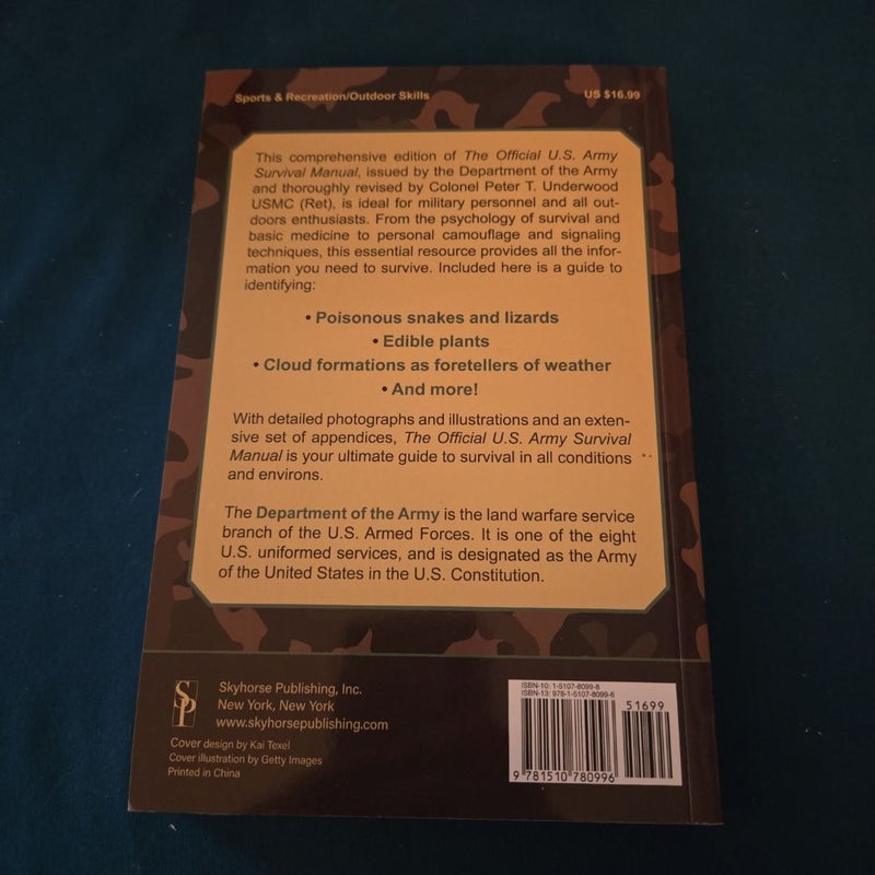 The official u.s. army survival manual 