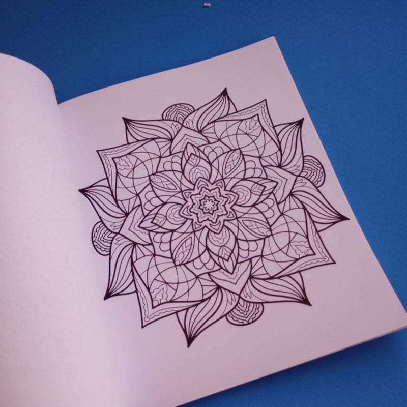 Mindful Meditation Mandala Coloring Book 