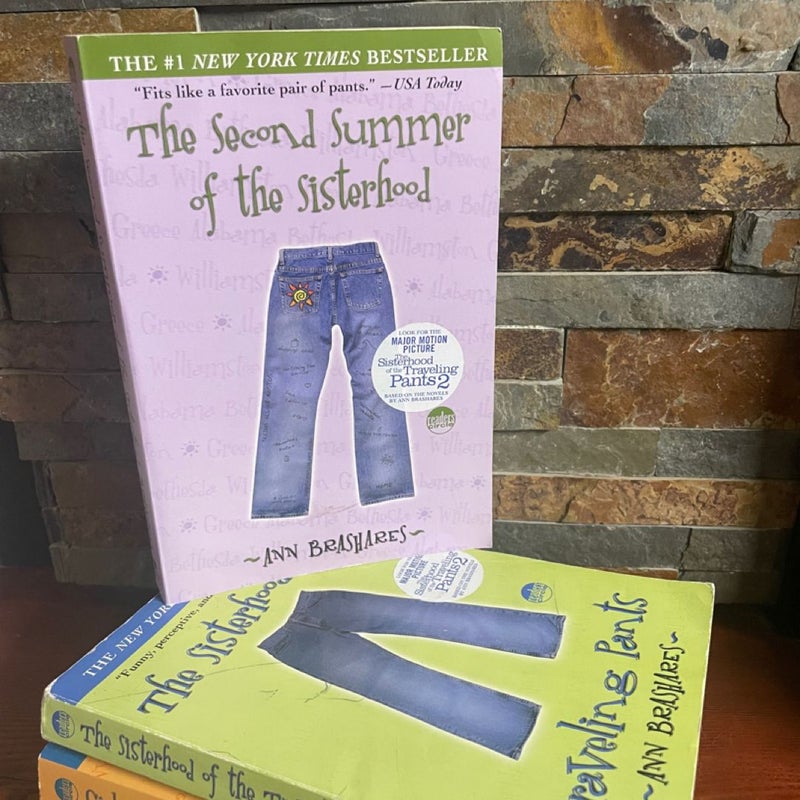 Sisterhood of the Traveling Pants book bundle 