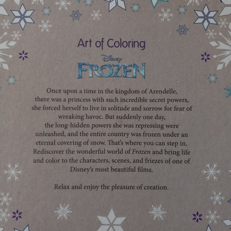Art of Coloring Disney Frozen