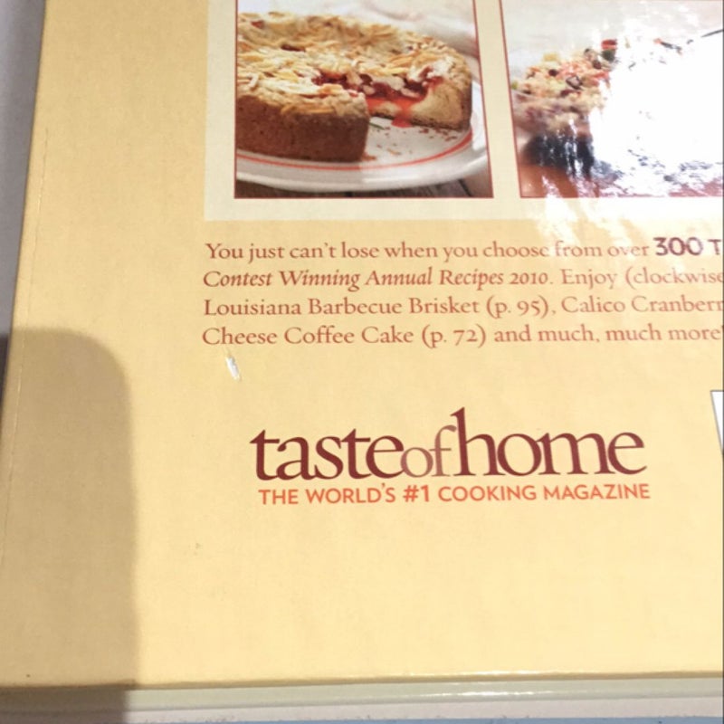 Taste of Home Contest Winning Annual Recipes 2010