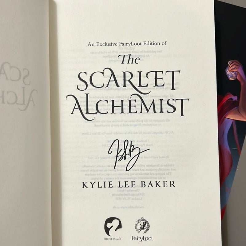 The Scarlet Alchemist [Signed FairyLoot Ed.]