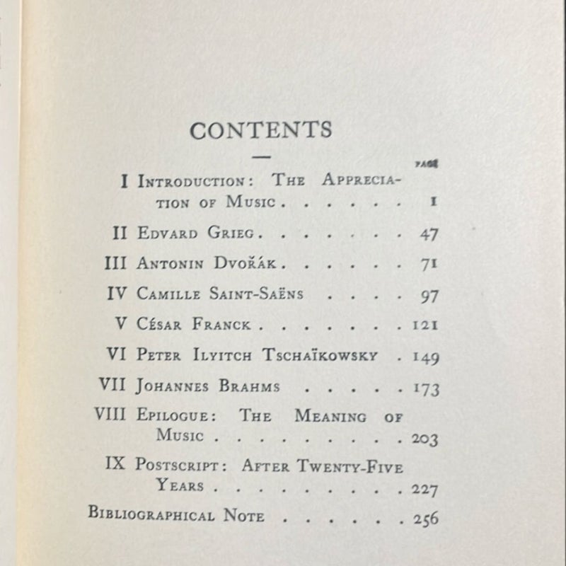 From Grieg to Brahms: Studies of Some Modern Composers and Their Art (1940 Reprint)