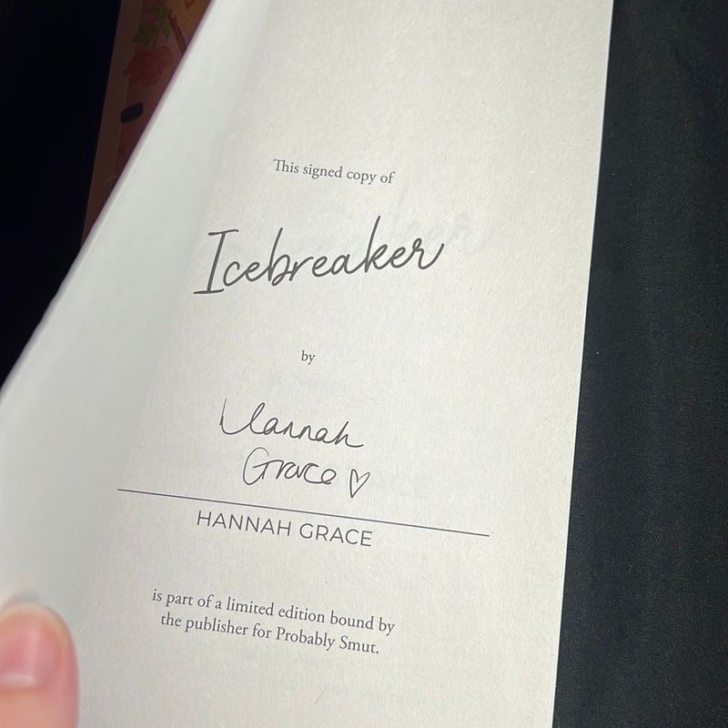 Signed Icebreaker / Wildfire by Hanna Grace PS special edition