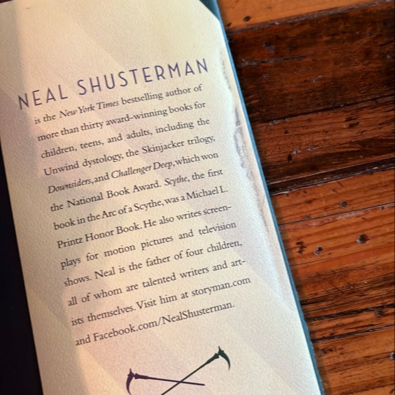 The Toll Neal Shusterman SIGNED HC DJ 1st Edition Arc Of A Scythe 3 Exclusive