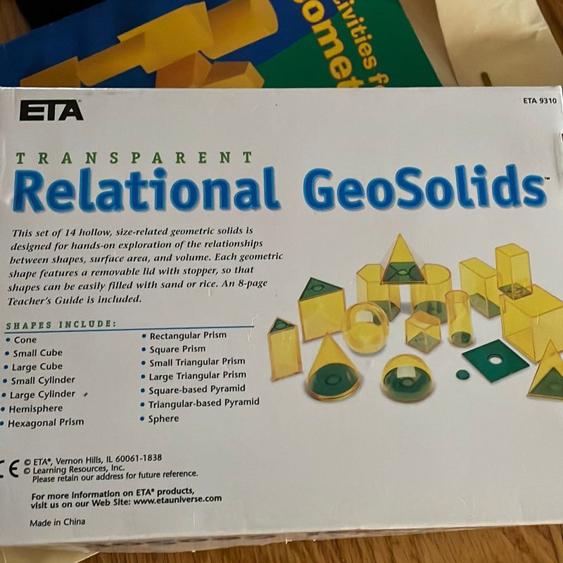 Activities for geometric solids￼