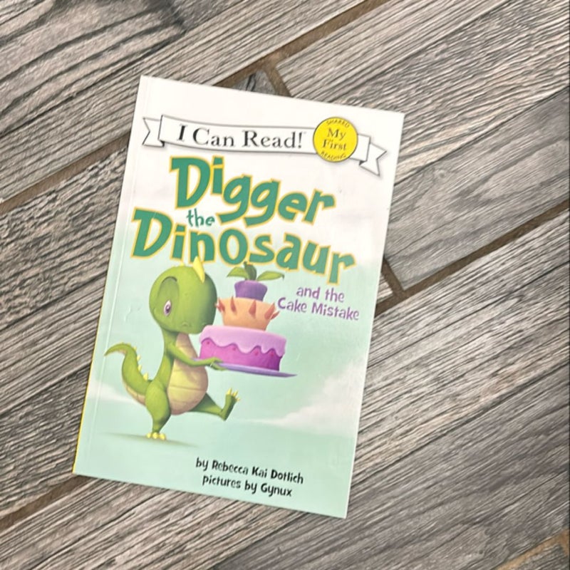 Digger the Dinosaur and the Cake Mistake