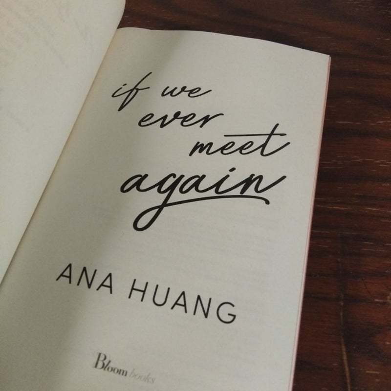 If We Ever Meet Again