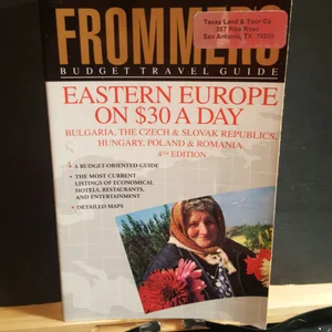 Frommer's Eastern Europe on Thirty Dollars a Day