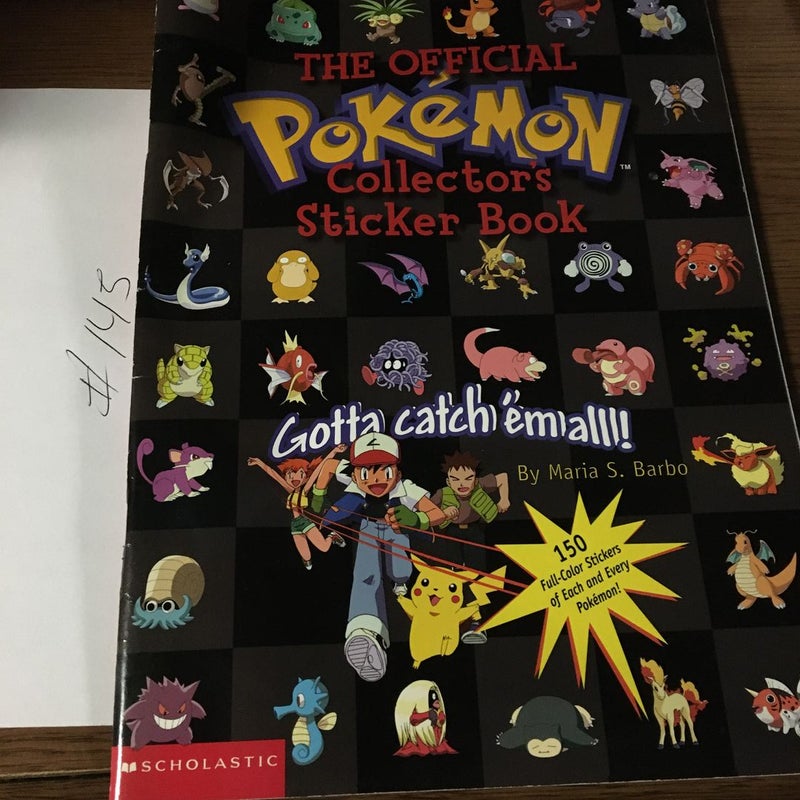 Official Pokemon Collector's Sticker Book