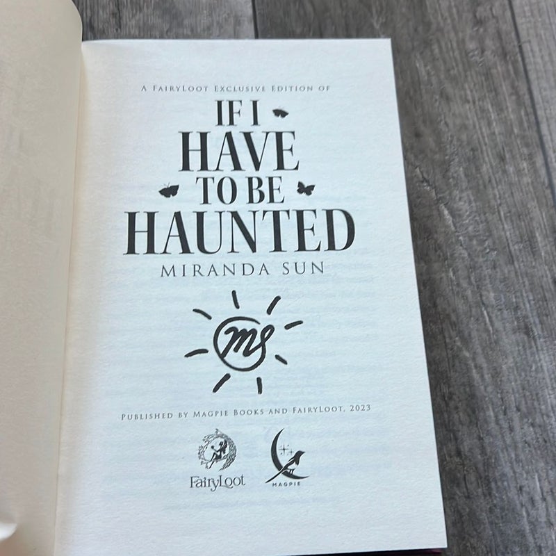 Fairyloot - If I Have to Be Haunted