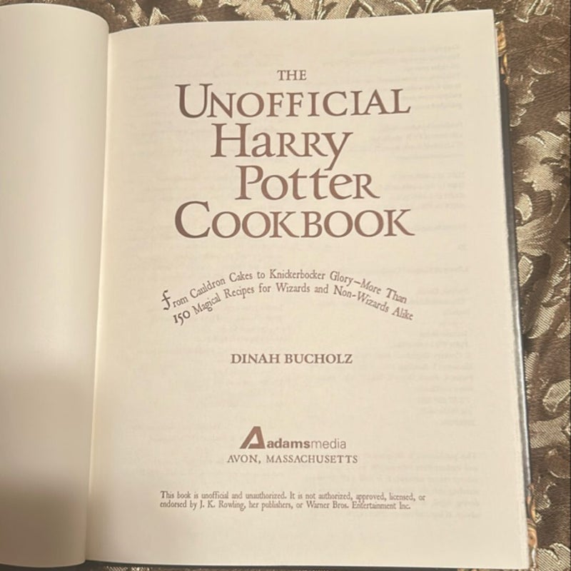 The Unofficial Harry Potter Cookbook