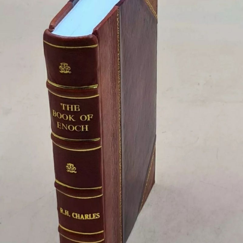 The Book of Enoch 1833 Leather Bound