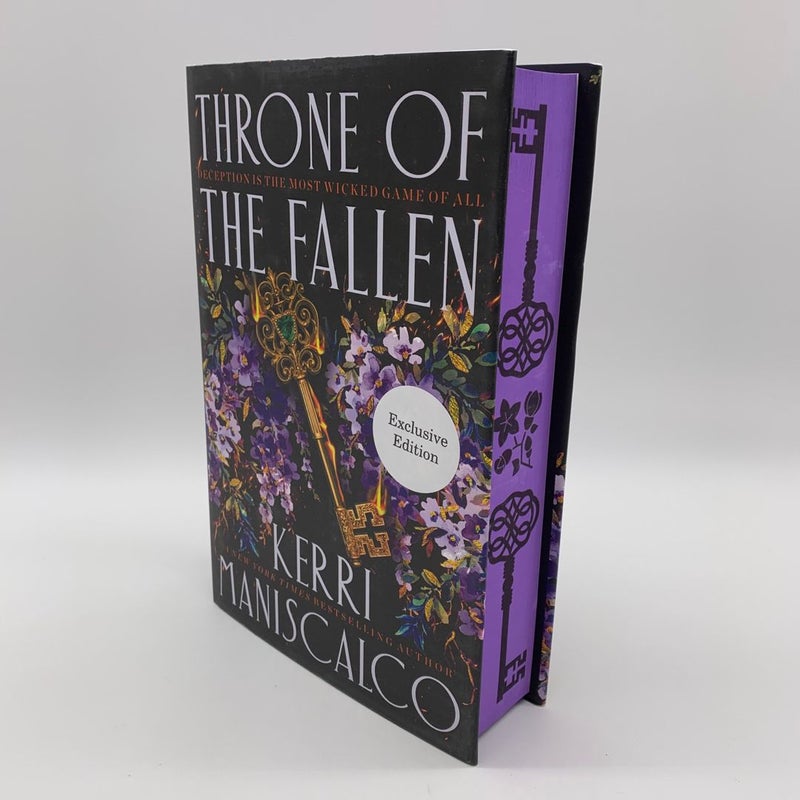 Waterstones Exclusive Throne of the Fallen Stenciled Edges