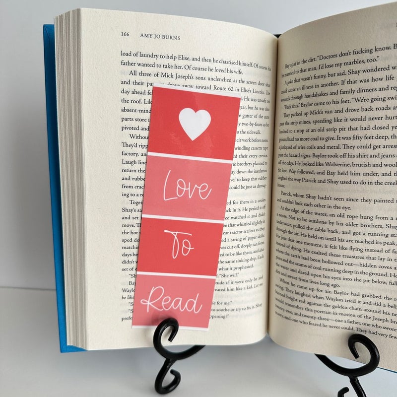 “Love to Read” Bookmark