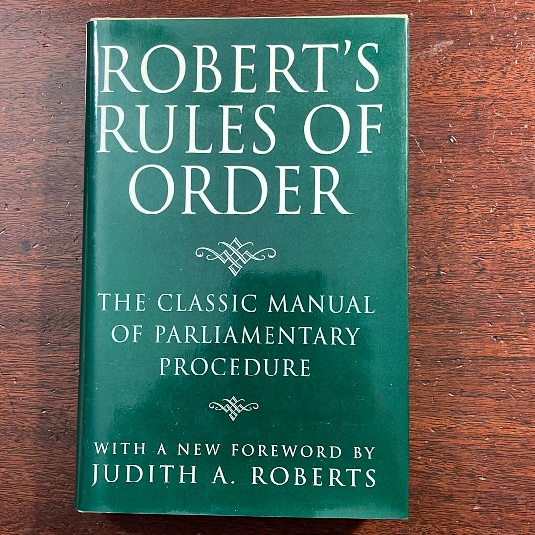 Robert's Rules of Order by Henry M. Robert, Hardcover Pangobooks