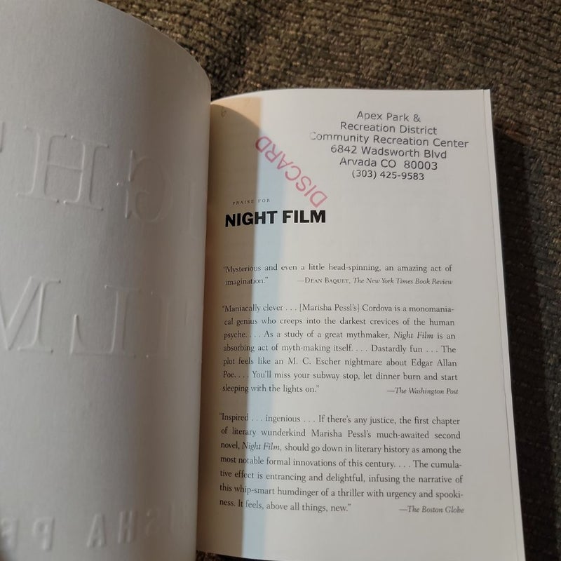 Night Film (Library Copy)